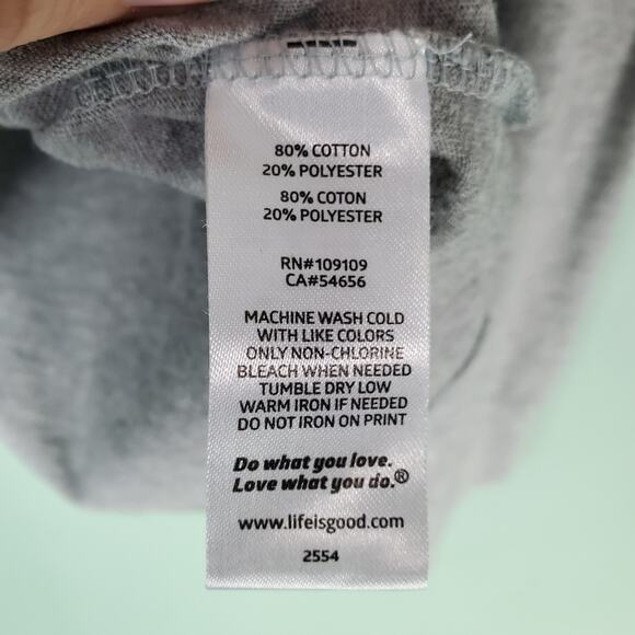 Life Is Good Womens Happy Fall Y'all Gnome Long Sleeve Crusher Tee Size Medium - Picture 5 of 6